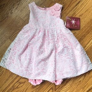 NWT Toddler Pink Lace Dress